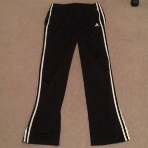 adidas black and white pants
